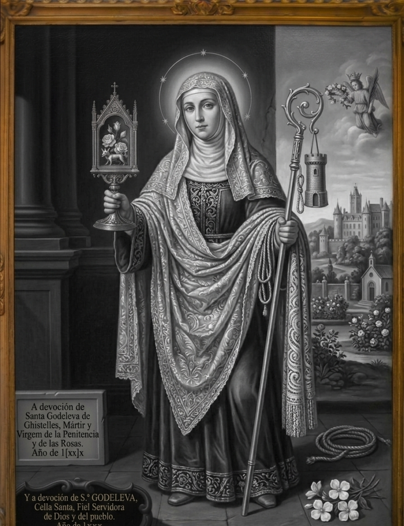 oración a santa godeleva dolor de garganta Vidas Santas