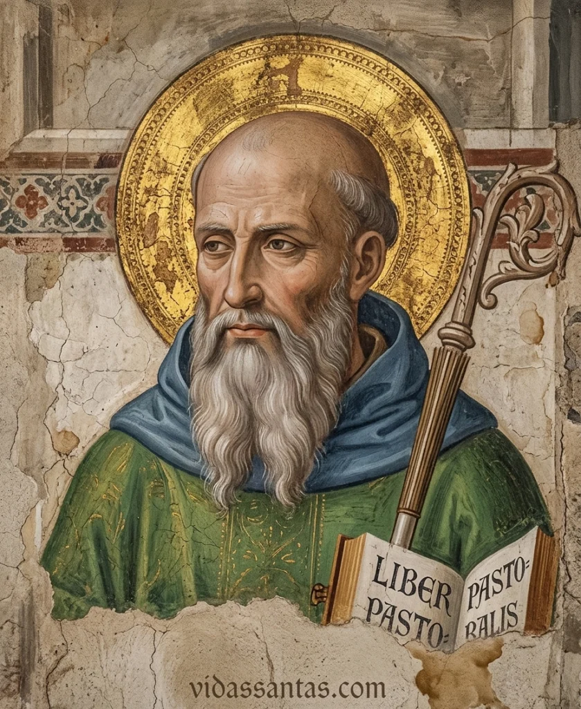 imágen religiosa con oración de San Agustín de Canterbury, santoral del 27 de mayo.